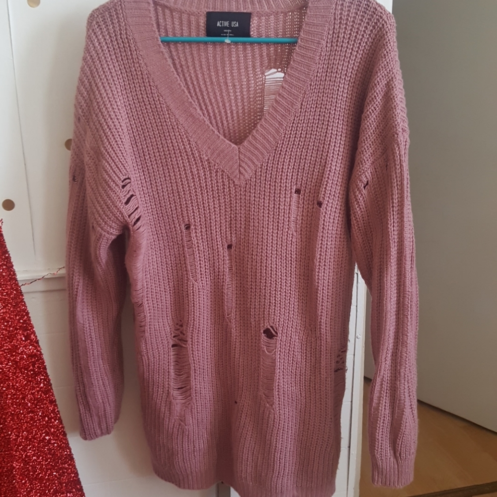 Distressed Sweater